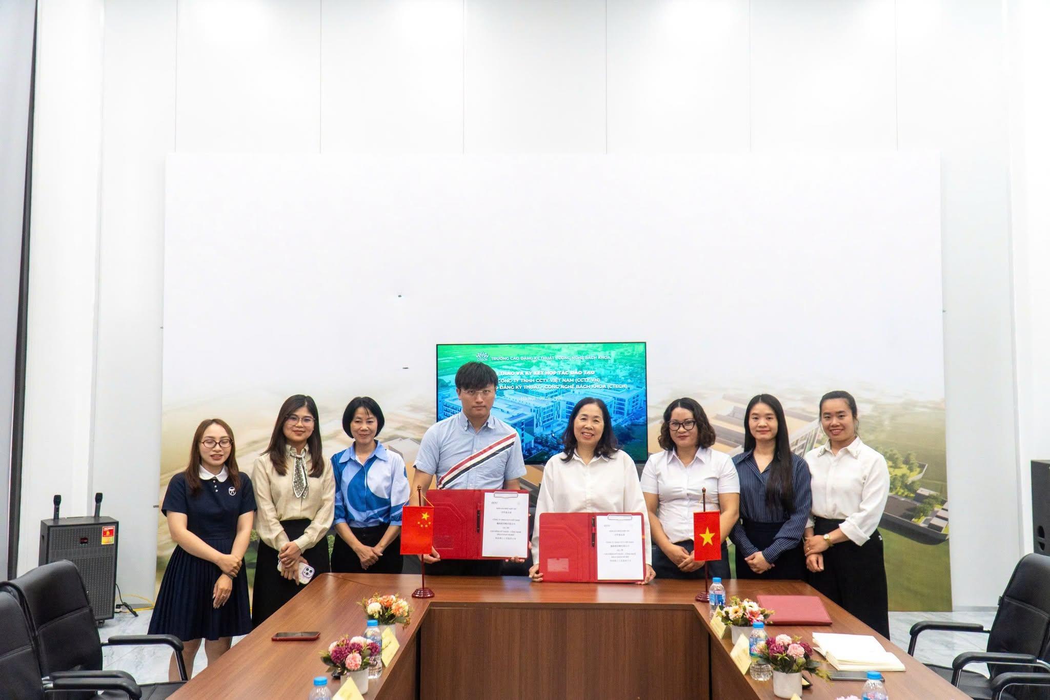 CTECH Ký Kết MOU Với Công Ty TNHH CCTY Việt Nam: Mở Rộng Cơ Hội Việc Làm