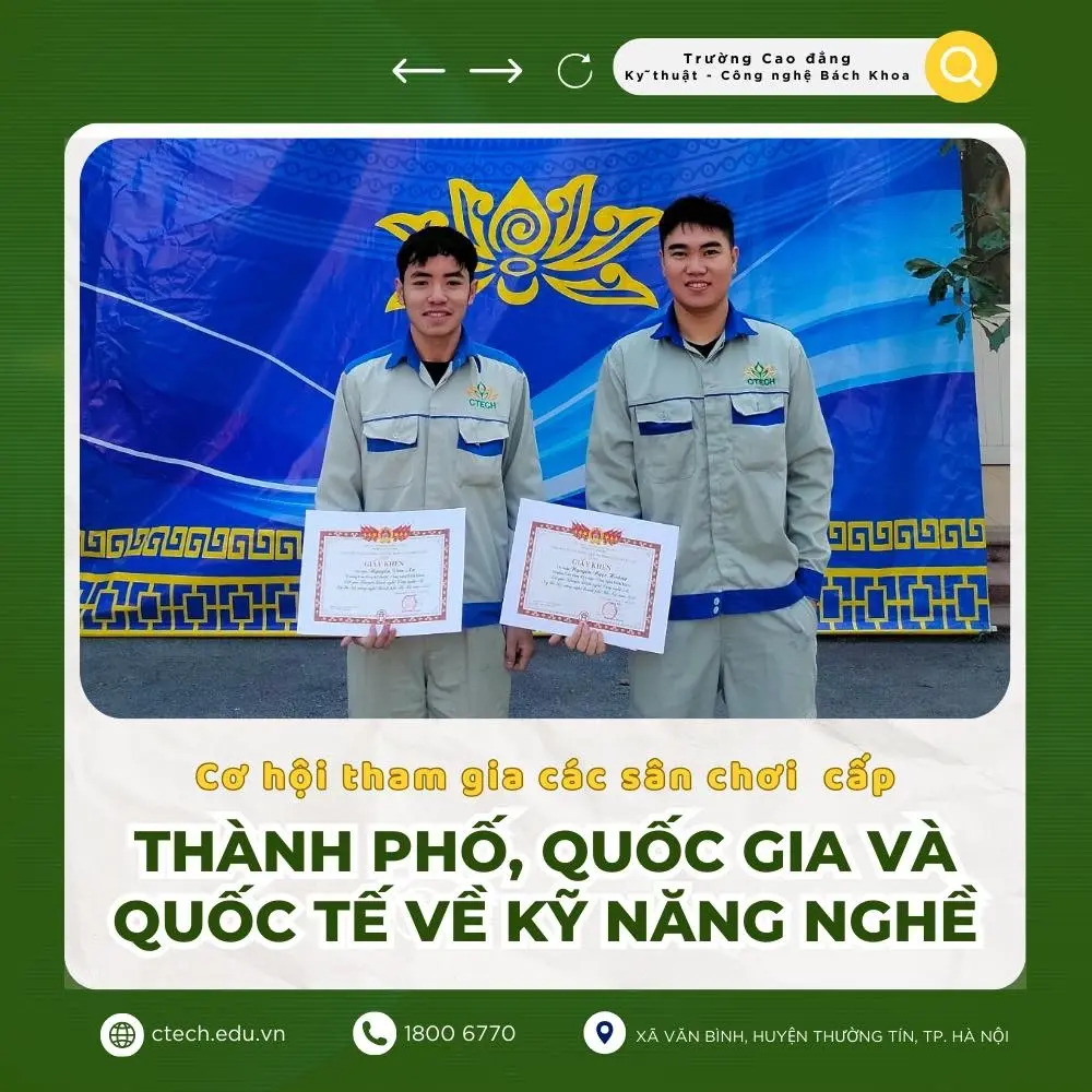 Triệu lý do để lựa chọn ngành Công nghệ Ô tô tại CTECH