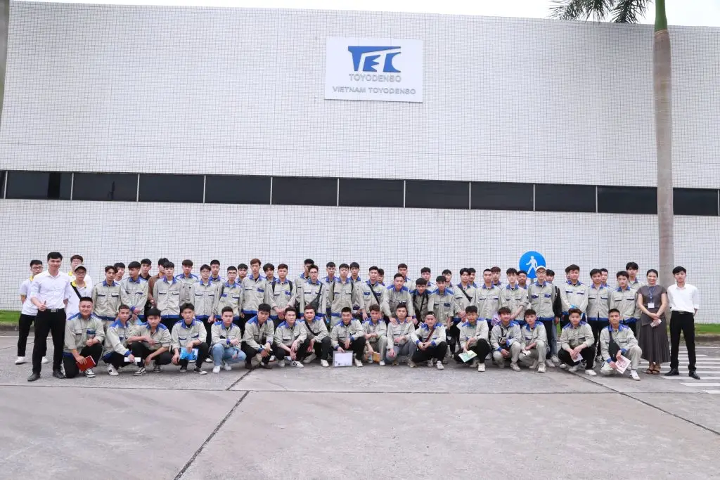 Toyo Denso Việt Nam tiếp nhận 60 sinh viên CTECH đến thực tập