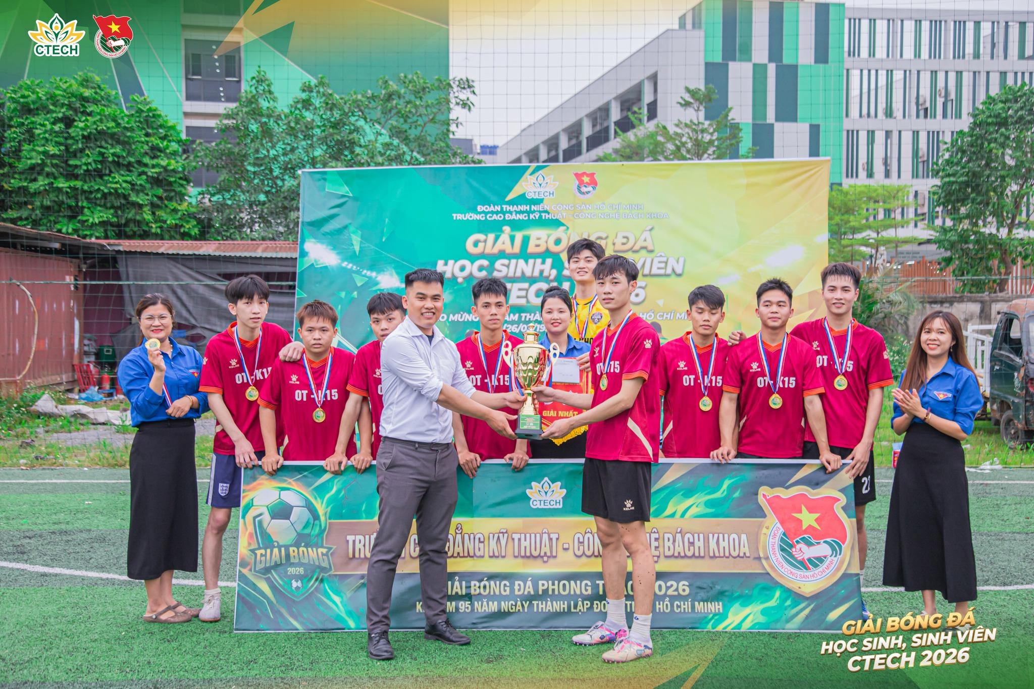 Lộ Diện Tân Vương Giải Bóng Đá Học Sinh, Sinh Viên CTECH 2026