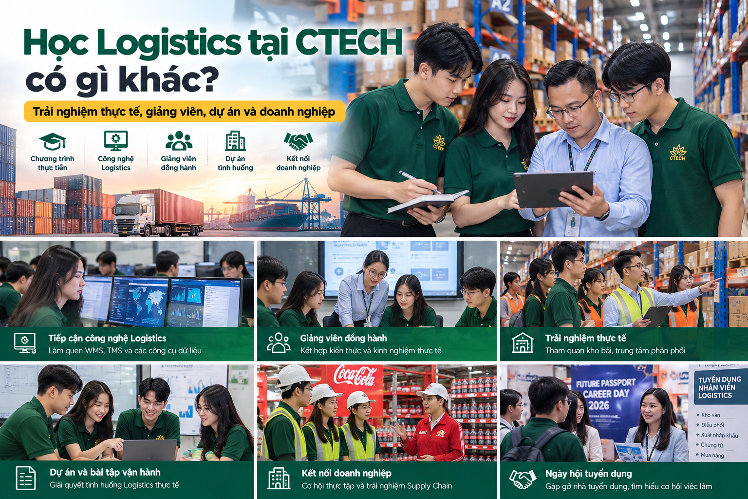 Học Logistics tại CTECH có gì khác? - Trải nghiệm thực tế, giảng viên, dự án và doanh nghiệp