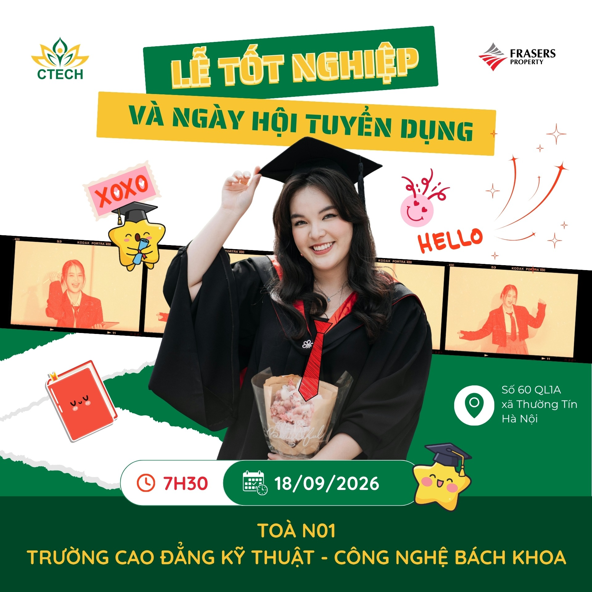 CTECH tổ chức Lễ Tốt nghiệp và Ngày hội tuyển dụng Future Passport - Career Day 2026
